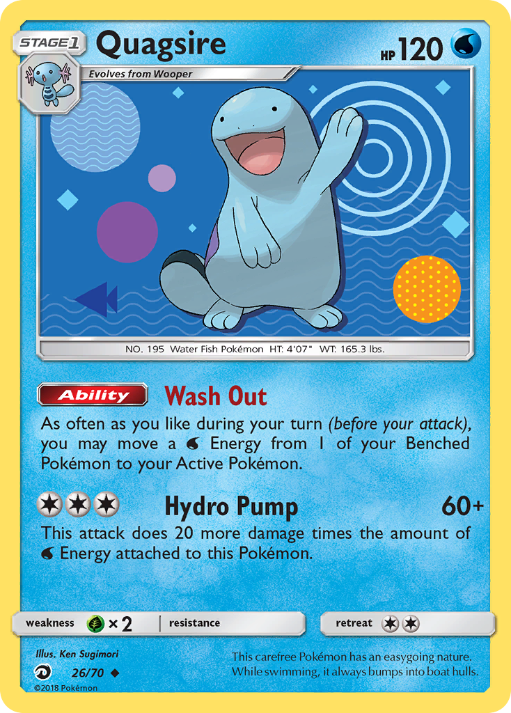 Quagsire (26/70) [Sun & Moon: Dragon Majesty] | Play N Trade Winnipeg