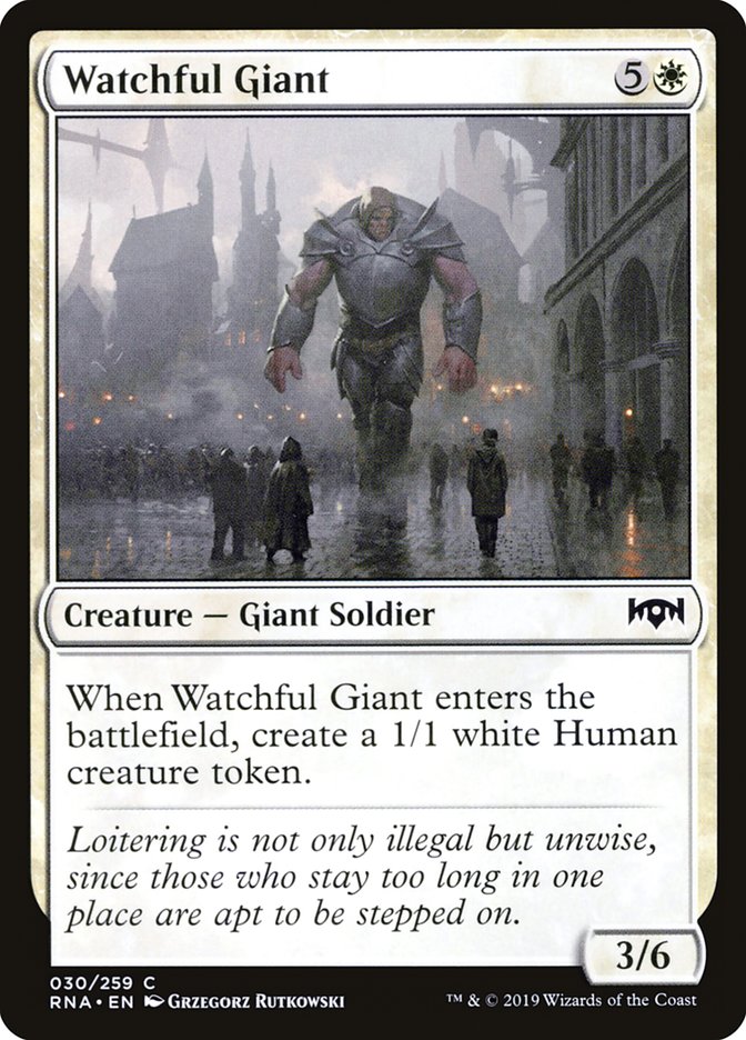 Watchful Giant [Ravnica Allegiance] | Play N Trade Winnipeg