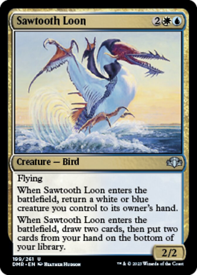 Sawtooth Loon [Dominaria Remastered] | Play N Trade Winnipeg