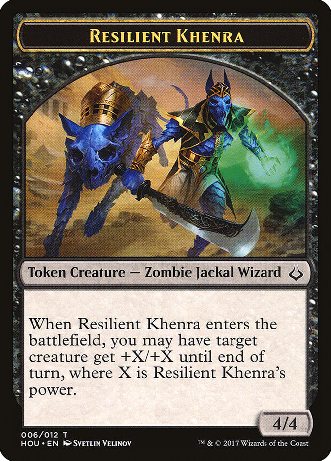Resilient Khenra [Hour of Devastation Tokens] | Play N Trade Winnipeg