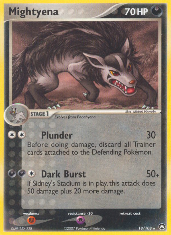 Mightyena (18/108) [EX: Power Keepers] | Play N Trade Winnipeg