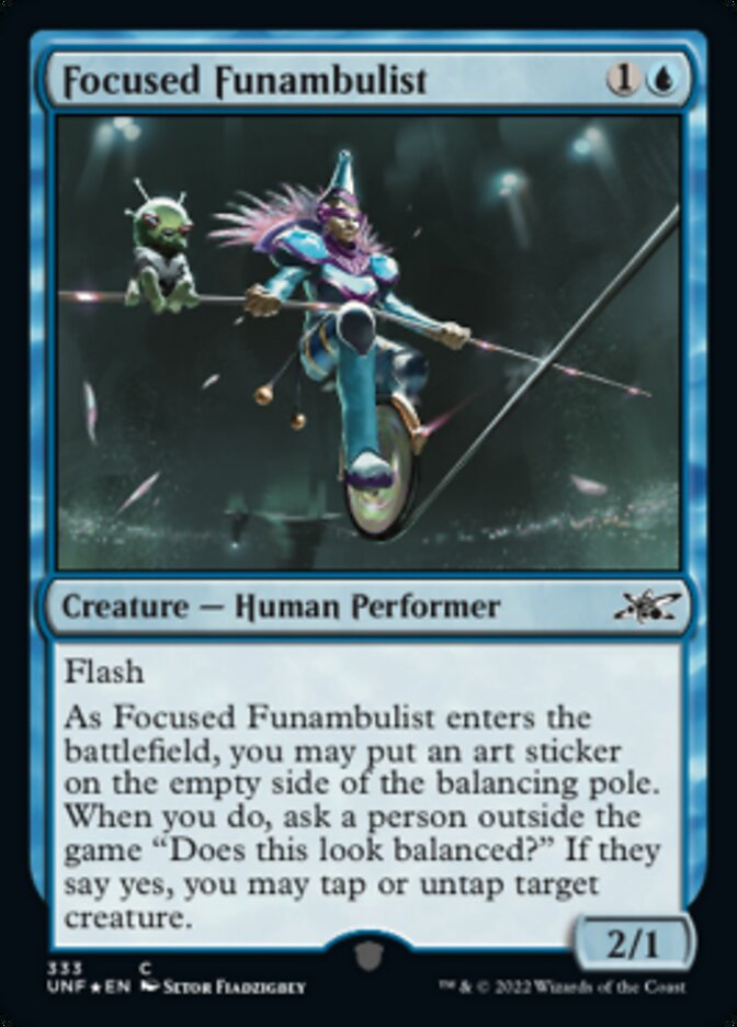 Focused Funambulist (Galaxy Foil) [Unfinity] | Play N Trade Winnipeg