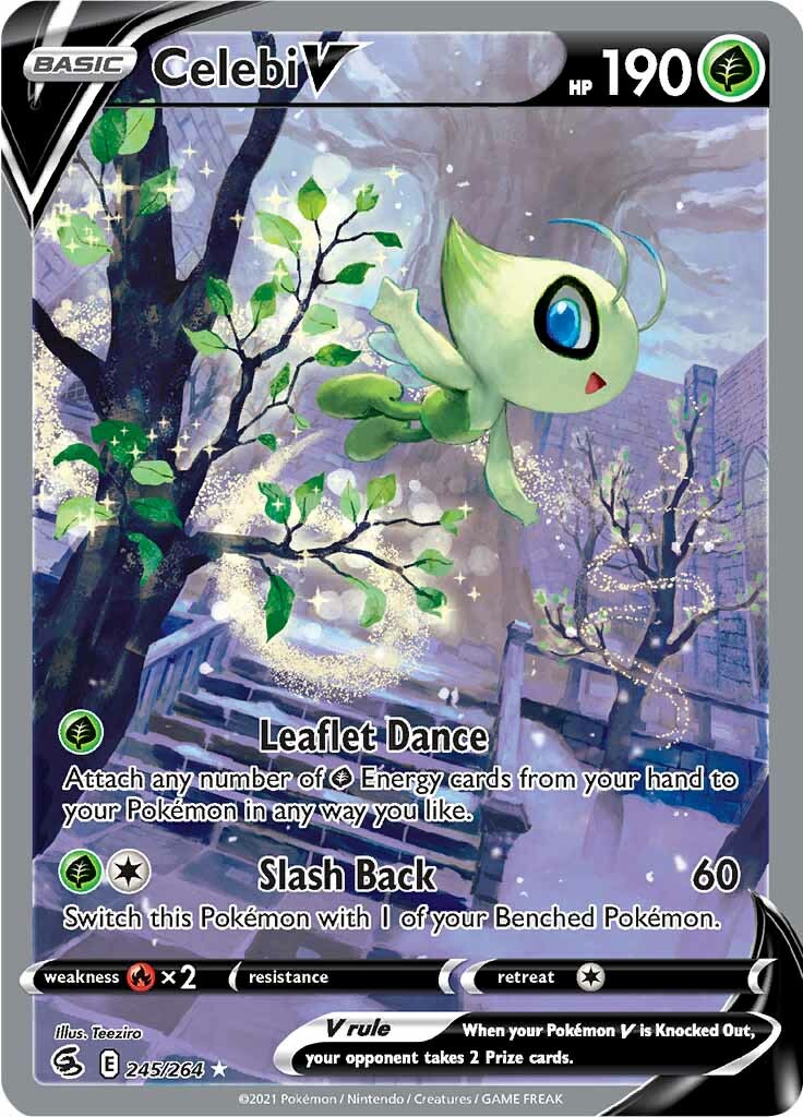 Celebi V (245/264) [Sword & Shield: Fusion Strike] | Play N Trade Winnipeg