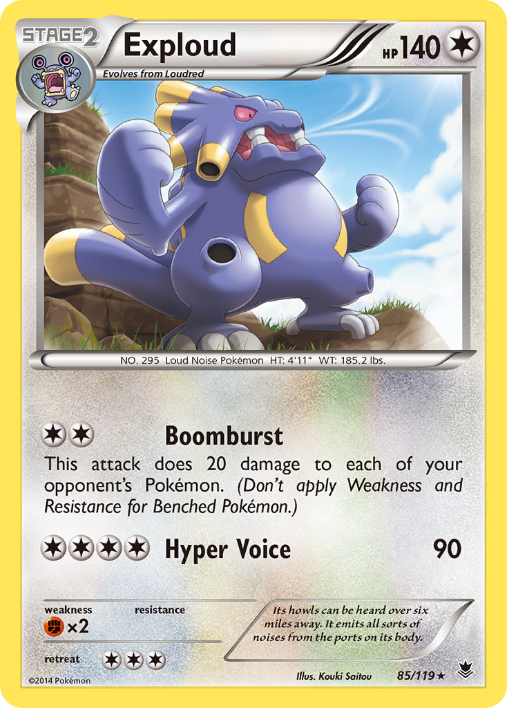 Exploud (85/119) [XY: Phantom Forces] | Play N Trade Winnipeg