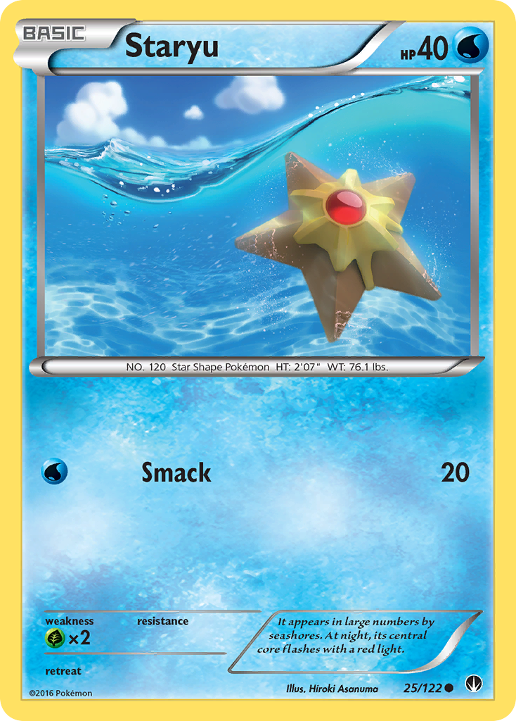 Staryu (25/122) [XY: BREAKpoint] | Play N Trade Winnipeg