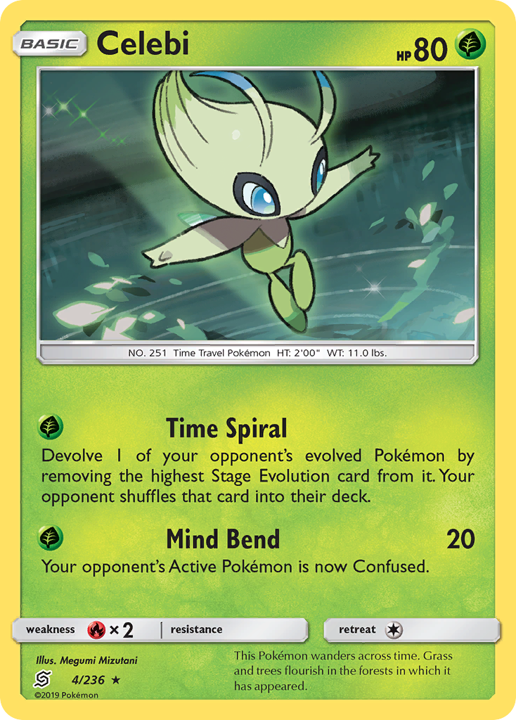 Celebi (4/236) [Sun & Moon: Unified Minds] | Play N Trade Winnipeg