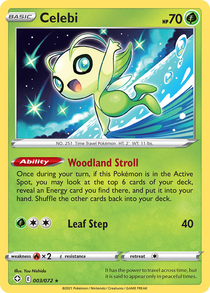 Celebi (003/072) [Sword & Shield: Shining Fates] | Play N Trade Winnipeg