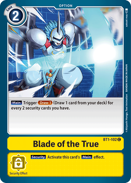 Blade of the True [BT1-102] [Release Special Booster Ver.1.0] | Play N Trade Winnipeg