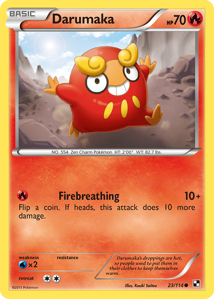 Darumaka (23/114) [Black & White: Base Set] | Play N Trade Winnipeg