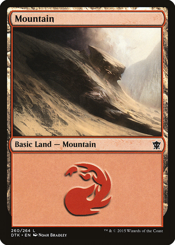 Mountain (260) [Dragons of Tarkir] | Play N Trade Winnipeg