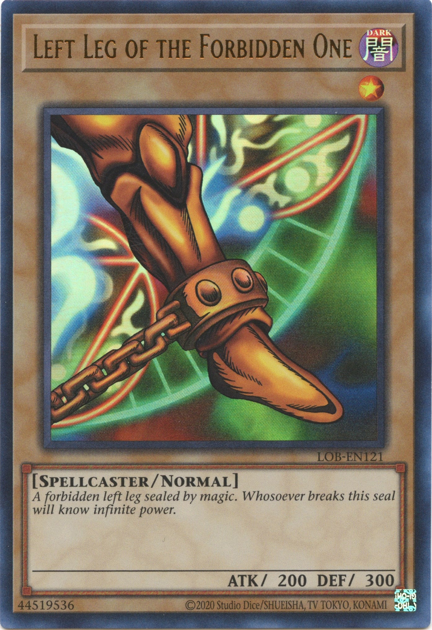 Left Leg of the Forbidden One (25th Anniversary) [LOB-EN121] Ultra Rare | Play N Trade Winnipeg