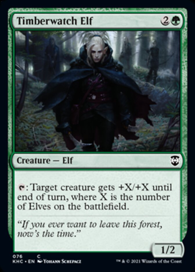 Timberwatch Elf [Kaldheim Commander] | Play N Trade Winnipeg