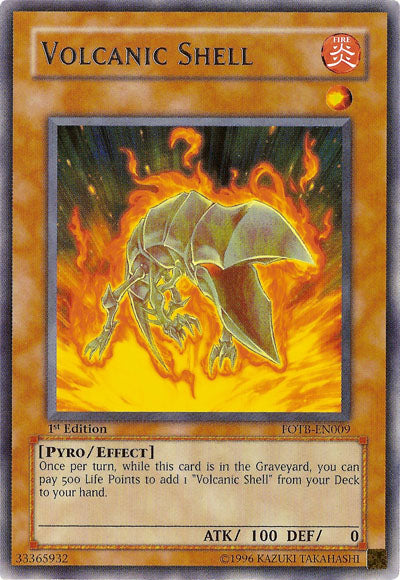 Volcanic Shell [FOTB-EN009] Rare | Play N Trade Winnipeg