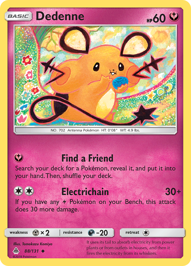 Dedenne (88/131) [Sun & Moon: Forbidden Light] | Play N Trade Winnipeg