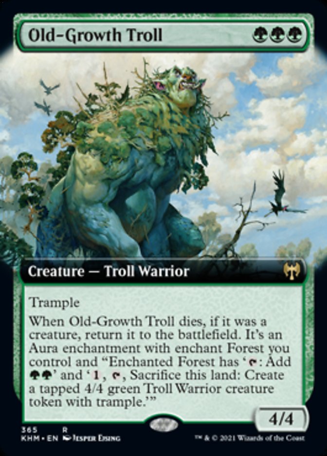 Old-Growth Troll (Extended Art) [Kaldheim] | Play N Trade Winnipeg