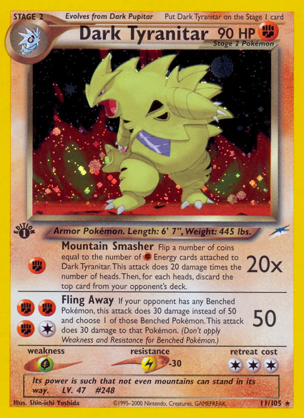 Dark Tyranitar (11/105) [Neo Destiny 1st Edition] | Play N Trade Winnipeg