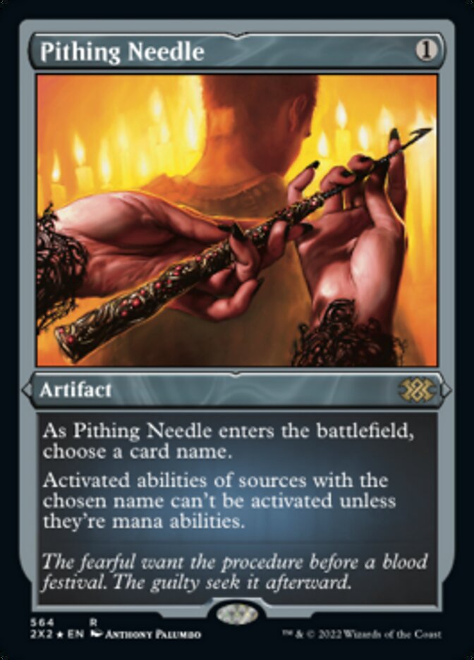 Pithing Needle (Foil Etched) [Double Masters 2022] | Play N Trade Winnipeg