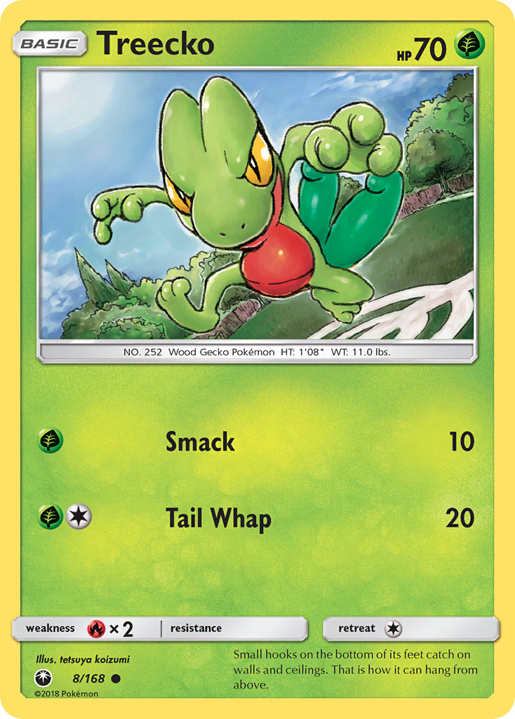 Treecko (8/168) [Sun & Moon: Celestial Storm] | Play N Trade Winnipeg