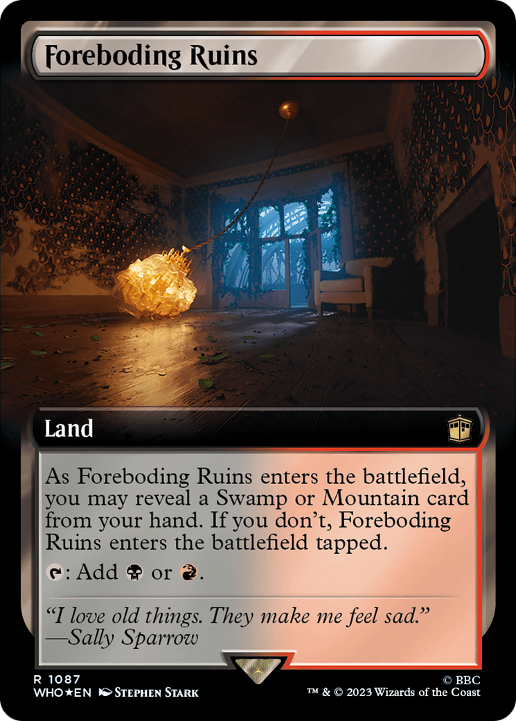 Foreboding Ruins (Extended Art) (Surge Foil) [Doctor Who] | Play N Trade Winnipeg