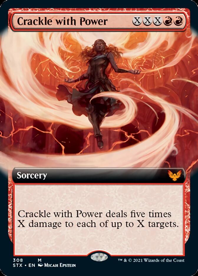 Crackle with Power (Extended) [Strixhaven: School of Mages] | Play N Trade Winnipeg