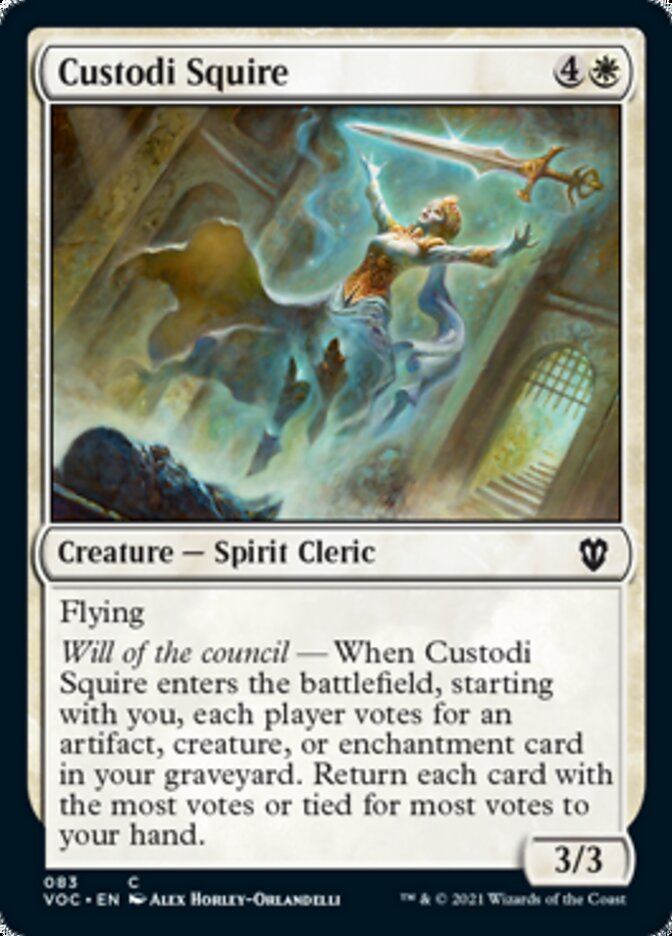 Custodi Squire [Innistrad: Crimson Vow Commander] | Play N Trade Winnipeg