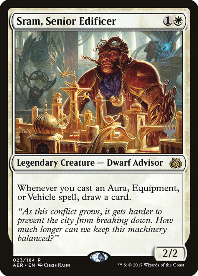 Sram, Senior Edificer [Aether Revolt Promos] | Play N Trade Winnipeg