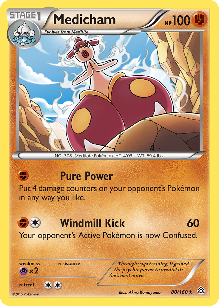 Medicham (80/160) [XY: Primal Clash] | Play N Trade Winnipeg