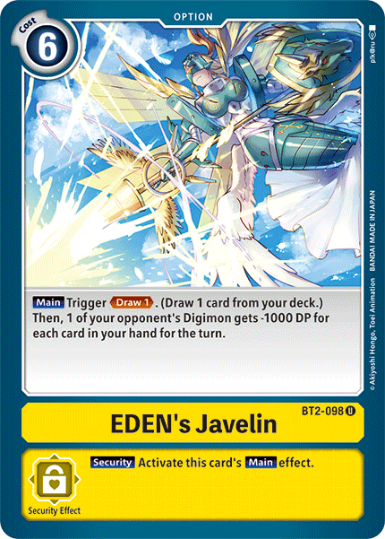 Eden's Javelin [BT2-098] [Release Special Booster Ver.1.5] | Play N Trade Winnipeg