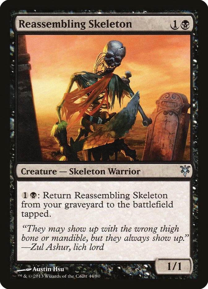 Reassembling Skeleton [Duel Decks: Sorin vs. Tibalt] | Play N Trade Winnipeg