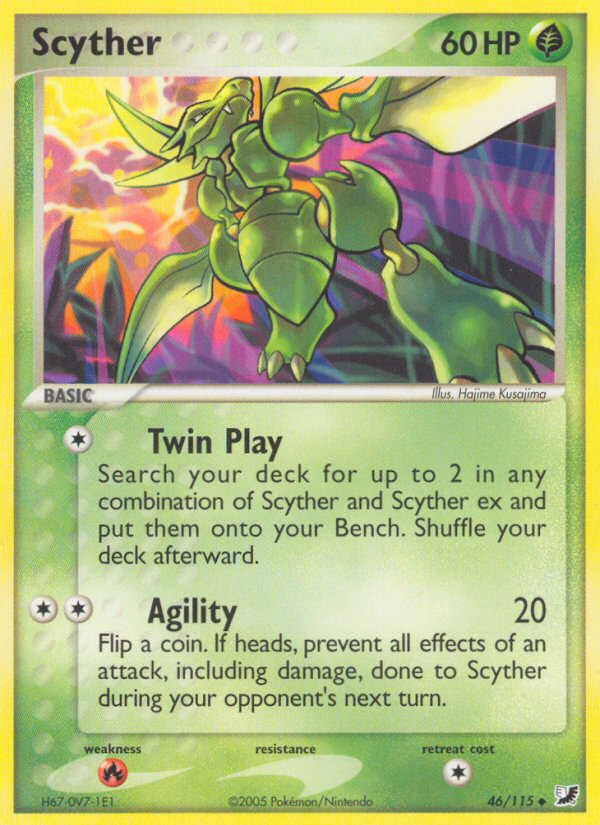 Scyther (46/115) [EX: Unseen Forces] | Play N Trade Winnipeg