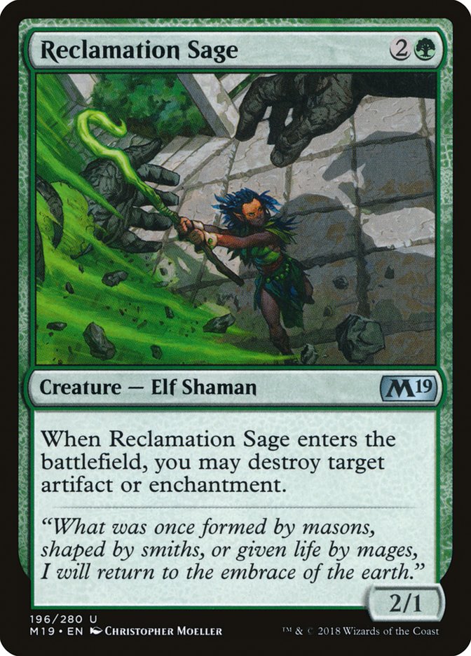 Reclamation Sage [Core Set 2019] | Play N Trade Winnipeg