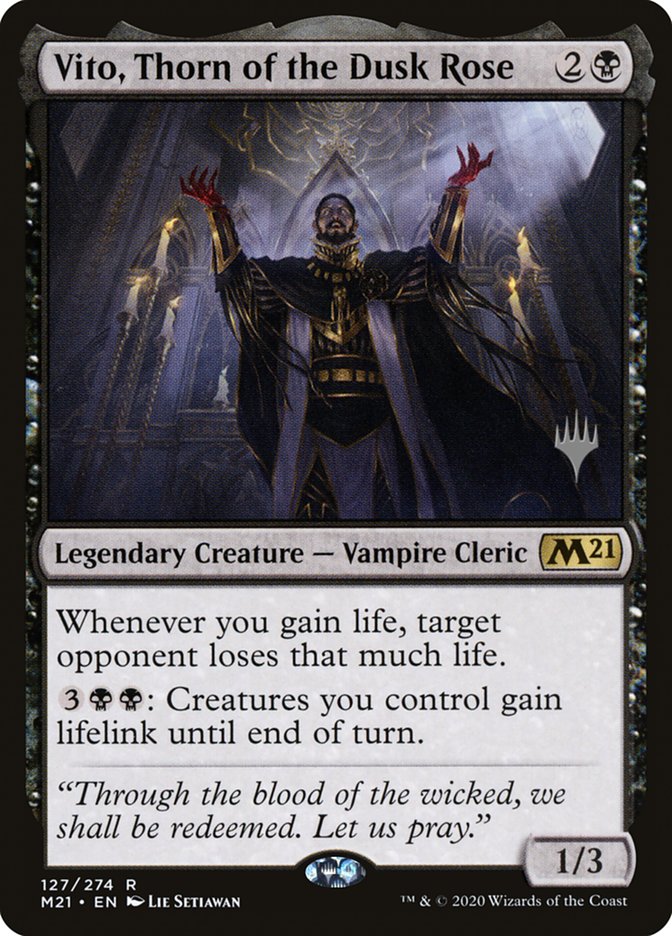 Vito, Thorn of the Dusk Rose (Promo Pack) [Core Set 2021 Promos] | Play N Trade Winnipeg