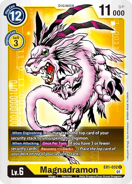 Magnadramon [EX1-032] [Classic Collection] | Play N Trade Winnipeg