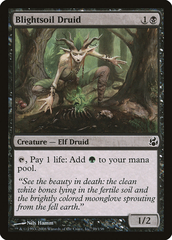 Blightsoil Druid [Morningtide] | Play N Trade Winnipeg