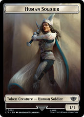 Food (09) // Human Soldier (01) Double-Sided Token [The Lord of the Rings: Tales of Middle-Earth Tokens] | Play N Trade Winnipeg