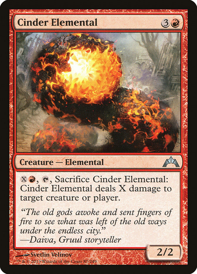 Cinder Elemental [Gatecrash] | Play N Trade Winnipeg