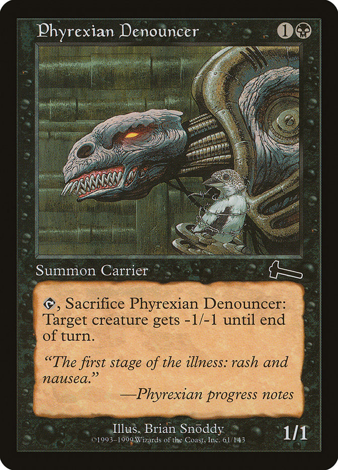 Phyrexian Denouncer [Urza's Legacy] | Play N Trade Winnipeg