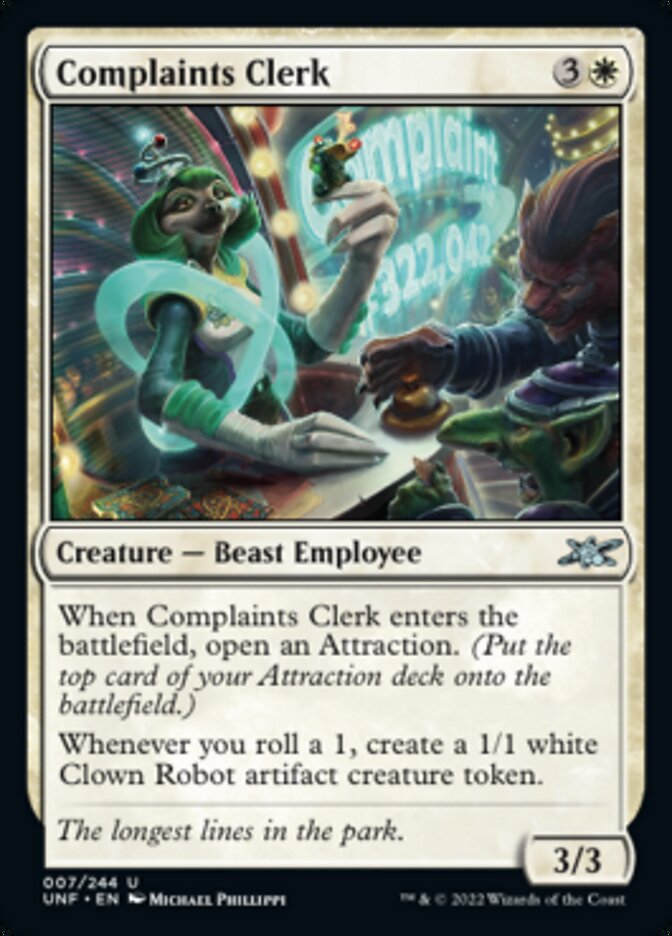 Complaints Clerk [Unfinity] | Play N Trade Winnipeg
