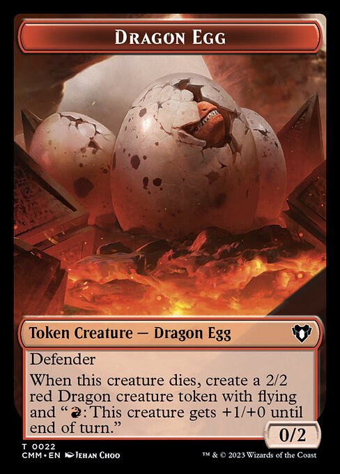 City's Blessing // Dragon Egg Double-Sided Token [Commander Masters Tokens] | Play N Trade Winnipeg