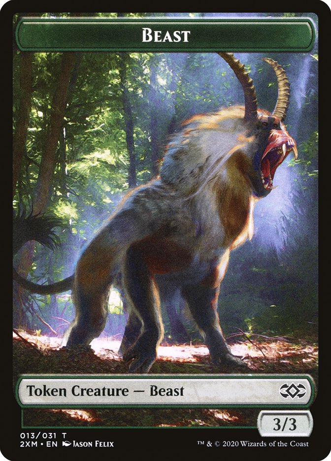 Beast [Double Masters Tokens] | Play N Trade Winnipeg