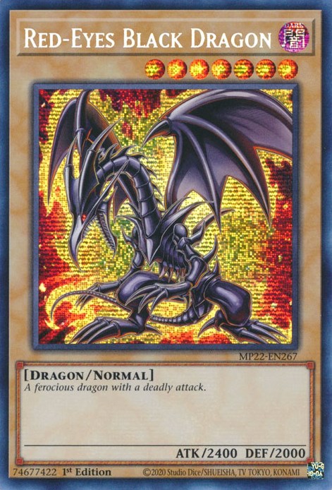 Red-Eyes Black Dragon [MP22-EN267] Prismatic Secret Rare | Play N Trade Winnipeg