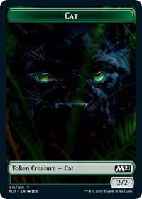 Cat (011) // Zombie Double-sided Token [Core Set 2021 Tokens] | Play N Trade Winnipeg