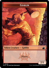 Goblin (0008) // Goblin (0009) Double-Sided Token [Ravnica Remastered Tokens] | Play N Trade Winnipeg