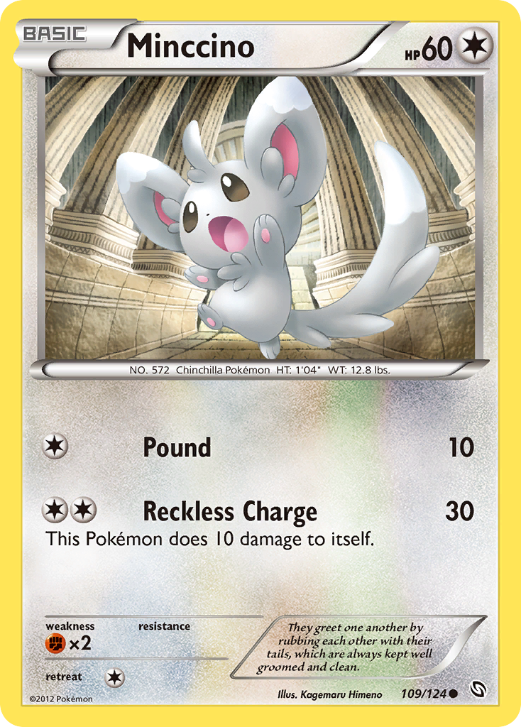 Minccino (109/124) [Black & White: Dragons Exalted] | Play N Trade Winnipeg