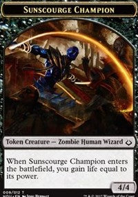 Sunscourge Champion // Cat Double-sided Token [Hour of Devastation Tokens] | Play N Trade Winnipeg