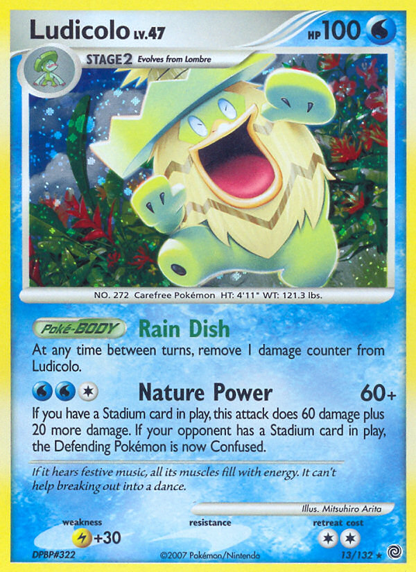 Ludicolo (13/132) [Diamond & Pearl: Secret Wonders] | Play N Trade Winnipeg