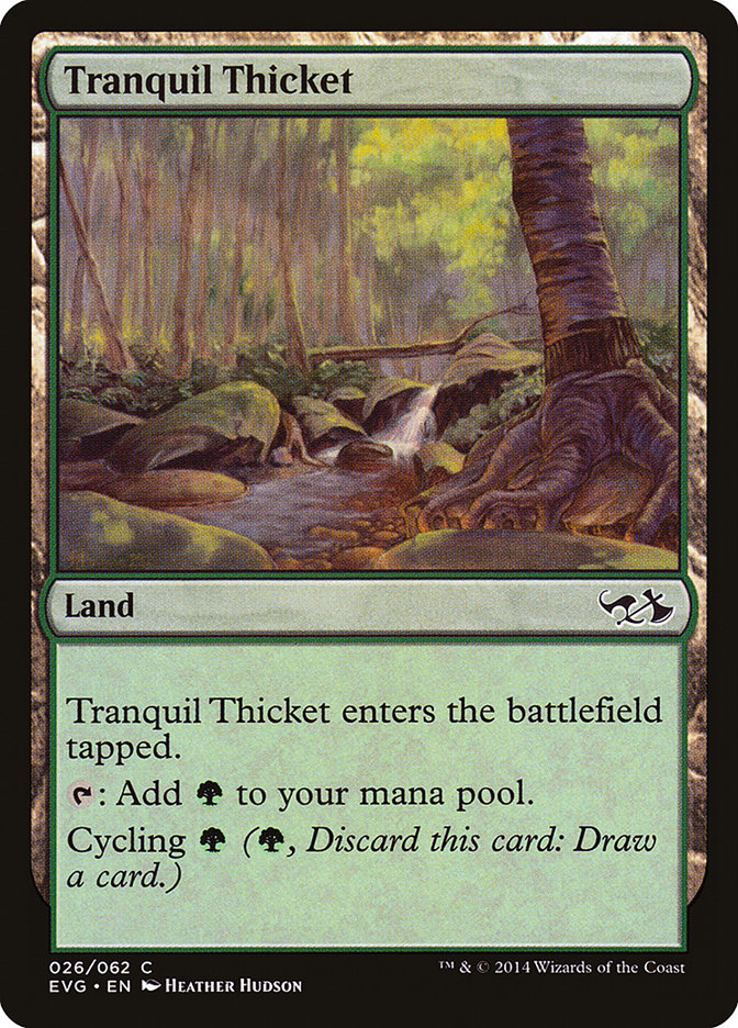 Tranquil Thicket (Elves vs. Goblins) [Duel Decks Anthology] | Play N Trade Winnipeg