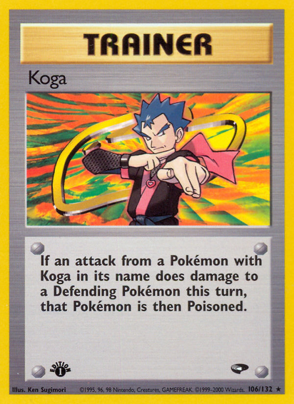 Koga (106/132) [Gym Challenge 1st Edition] | Play N Trade Winnipeg