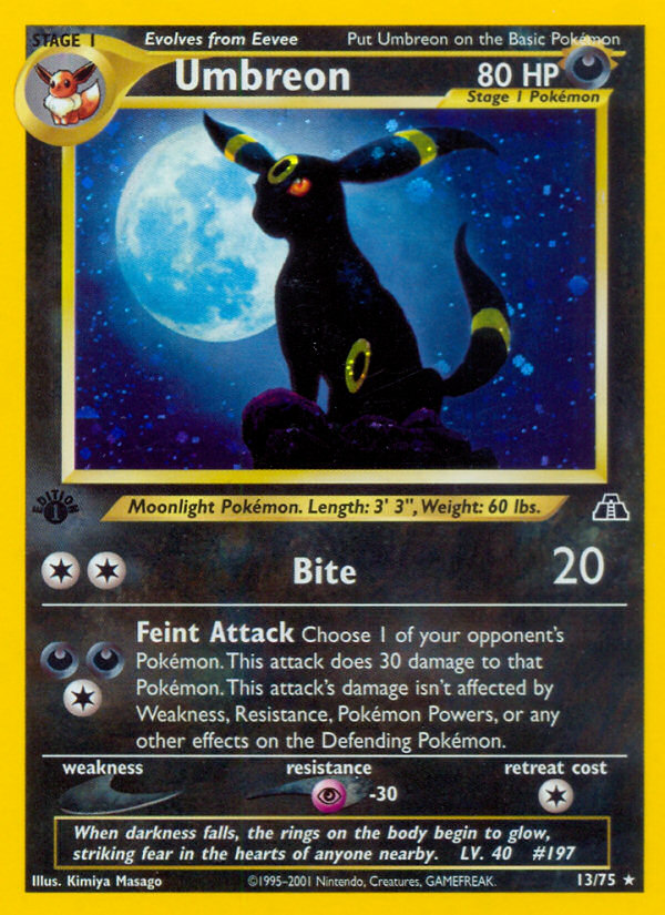 Umbreon (13/75) [Neo Discovery 1st Edition] | Play N Trade Winnipeg