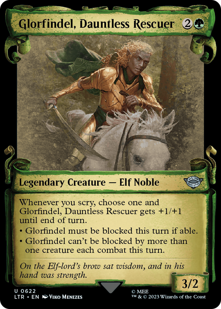 Glorfindel, Dauntless Rescuer [The Lord of the Rings: Tales of Middle-Earth Showcase Scrolls] | Play N Trade Winnipeg